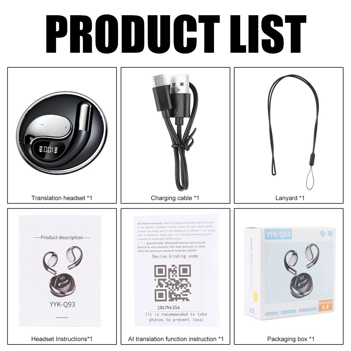 Bluetooth Translator Earbuds