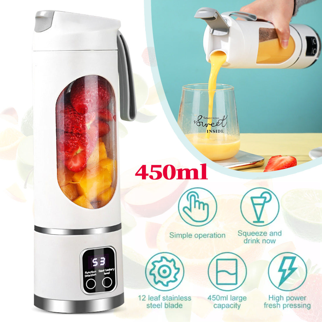 Portable USB Blender (450 ml)
