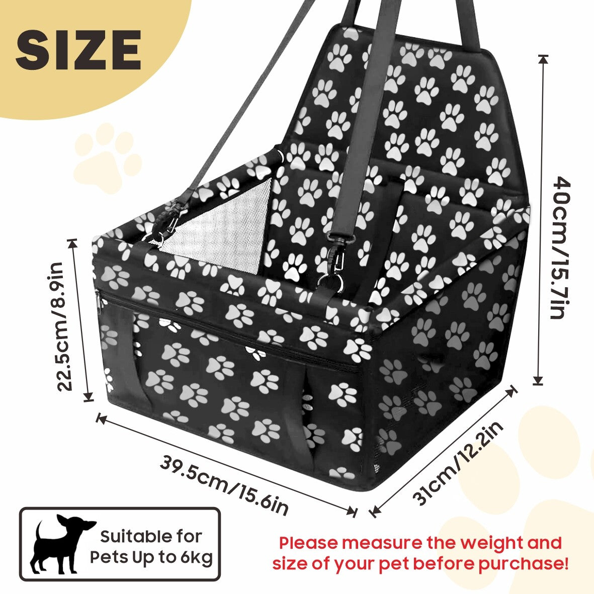 Dog Car Booster Seat