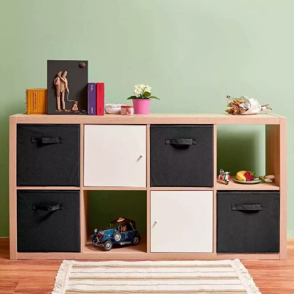 Foldable Fabric Storage Cubes (4-Pack)