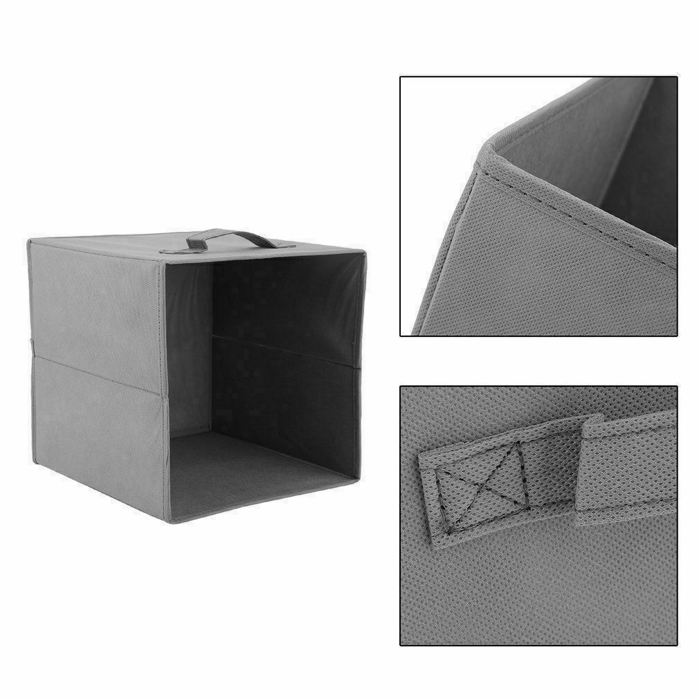 Foldable Fabric Storage Cubes (4-Pack)
