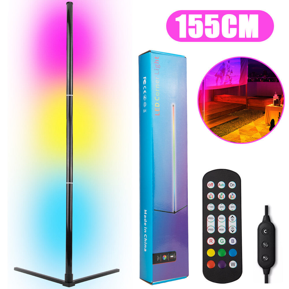 RGB LED Corner Floor Lamp