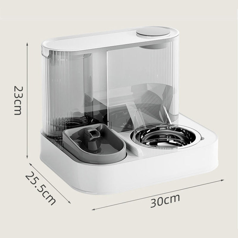 2-in-1 Automatic Pet Feeder & Water Dispenser