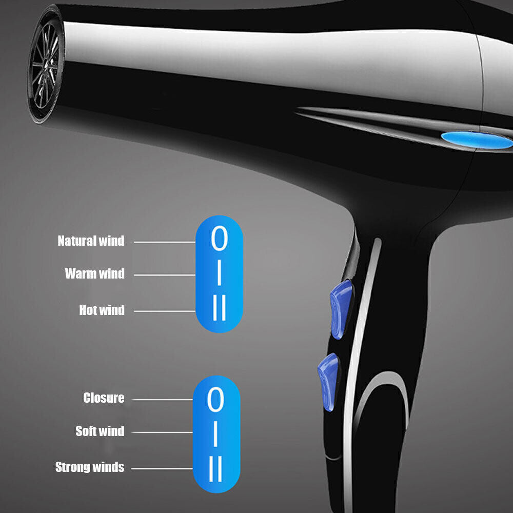 2200W Ionic Hair Dryer with Diffuser