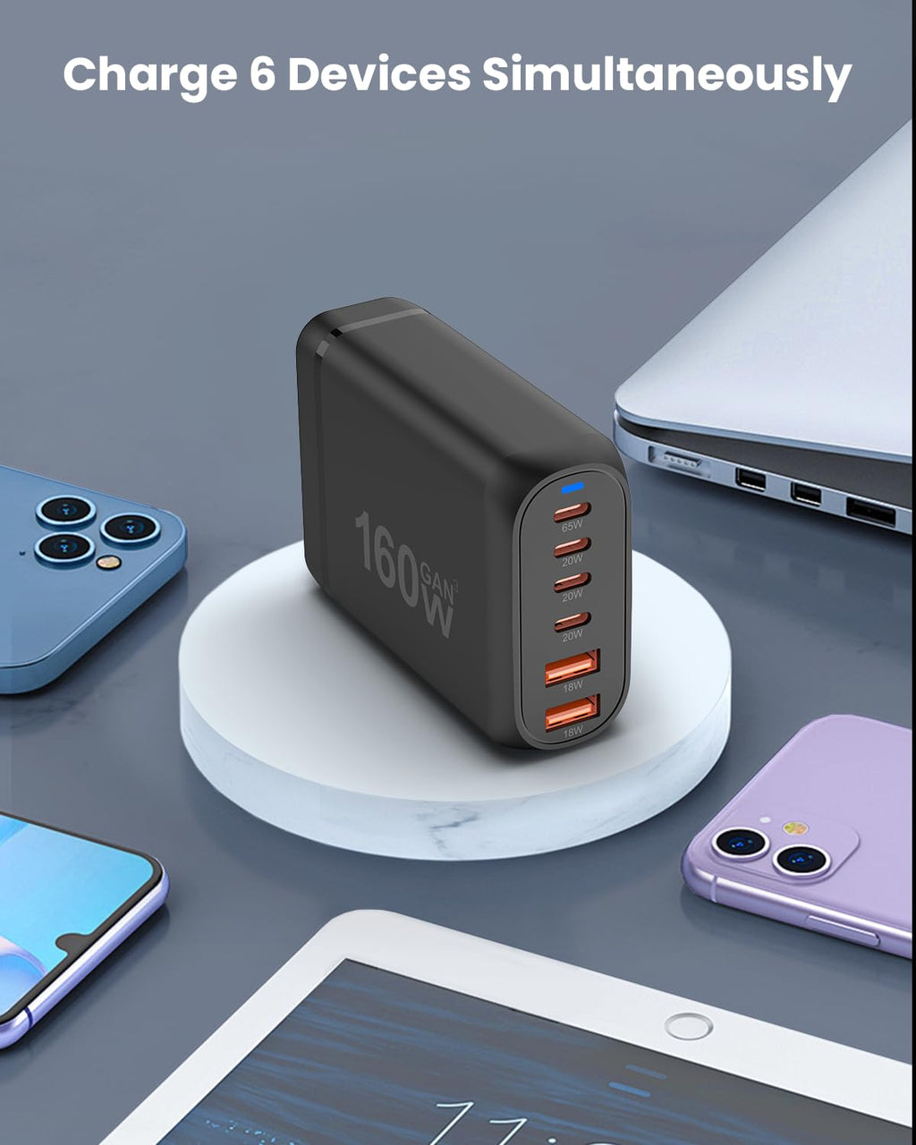 Charge four devices at once