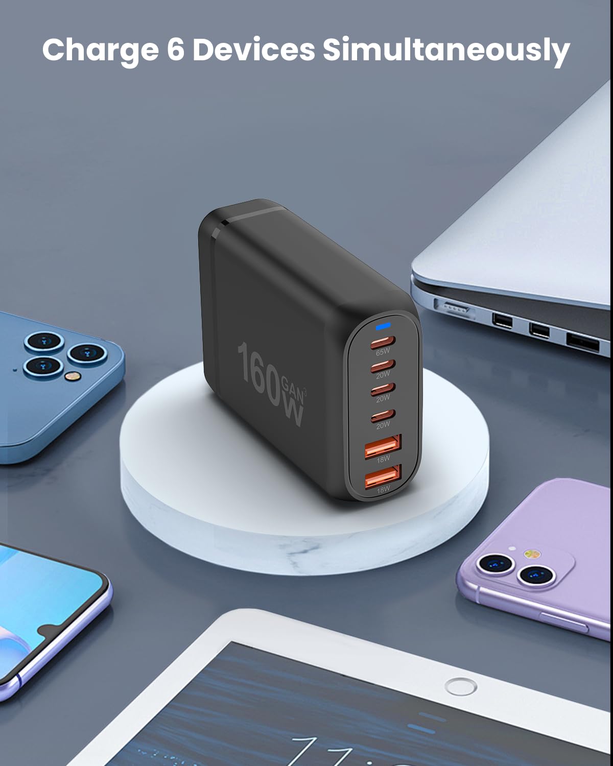 Charge four devices at once