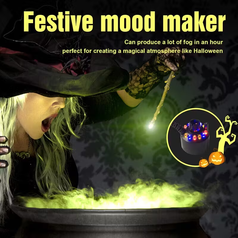 Cauldron Mist Maker with LEDs