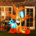 Inflatable Haunted Tree with Pumpkins (240 cm)